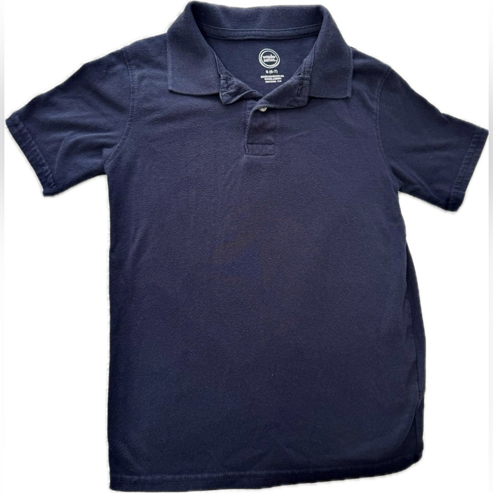 Wonder Nation Dark Blue Kids Polo Shirt